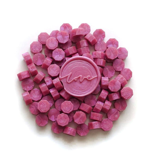 Wax Granule Beads - Fuchsia Hot Pink fiona ariva