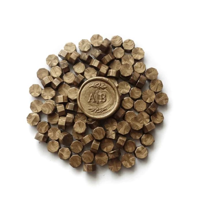 Wax Granule Beads - Bronze Gold