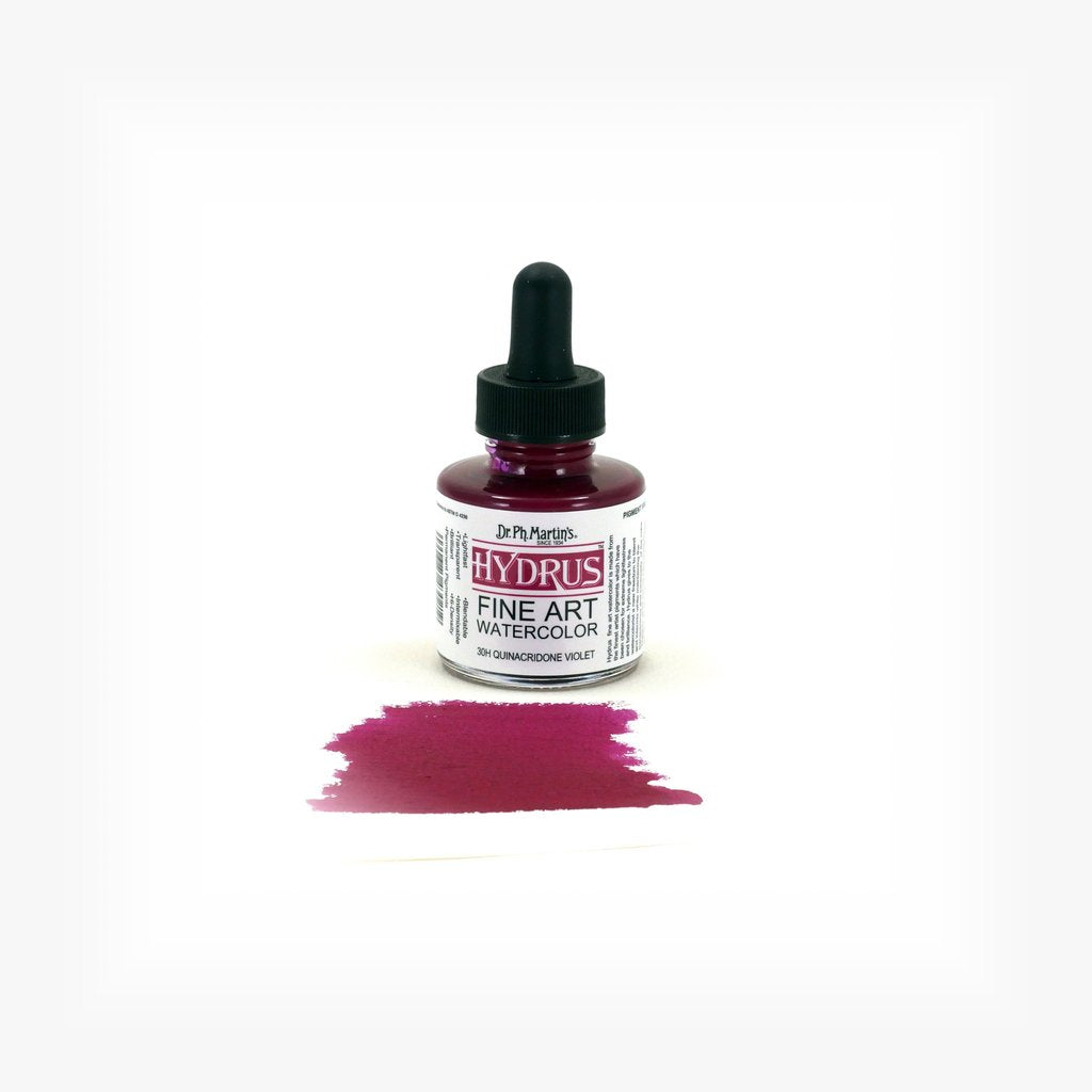 Dr. Ph. Martin's Hydrus Fine Art Liquid Watercolour 30ml - 30H Quinacridone Violet 