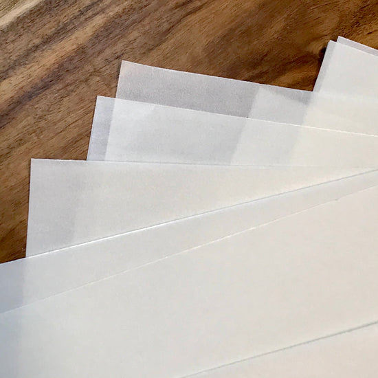 Glassine Paper 10 Sheets 18.75cm x 25cm 40gsm