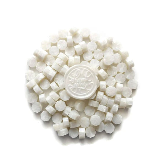 Wax Granule Beads - Pearl White fiona ariva