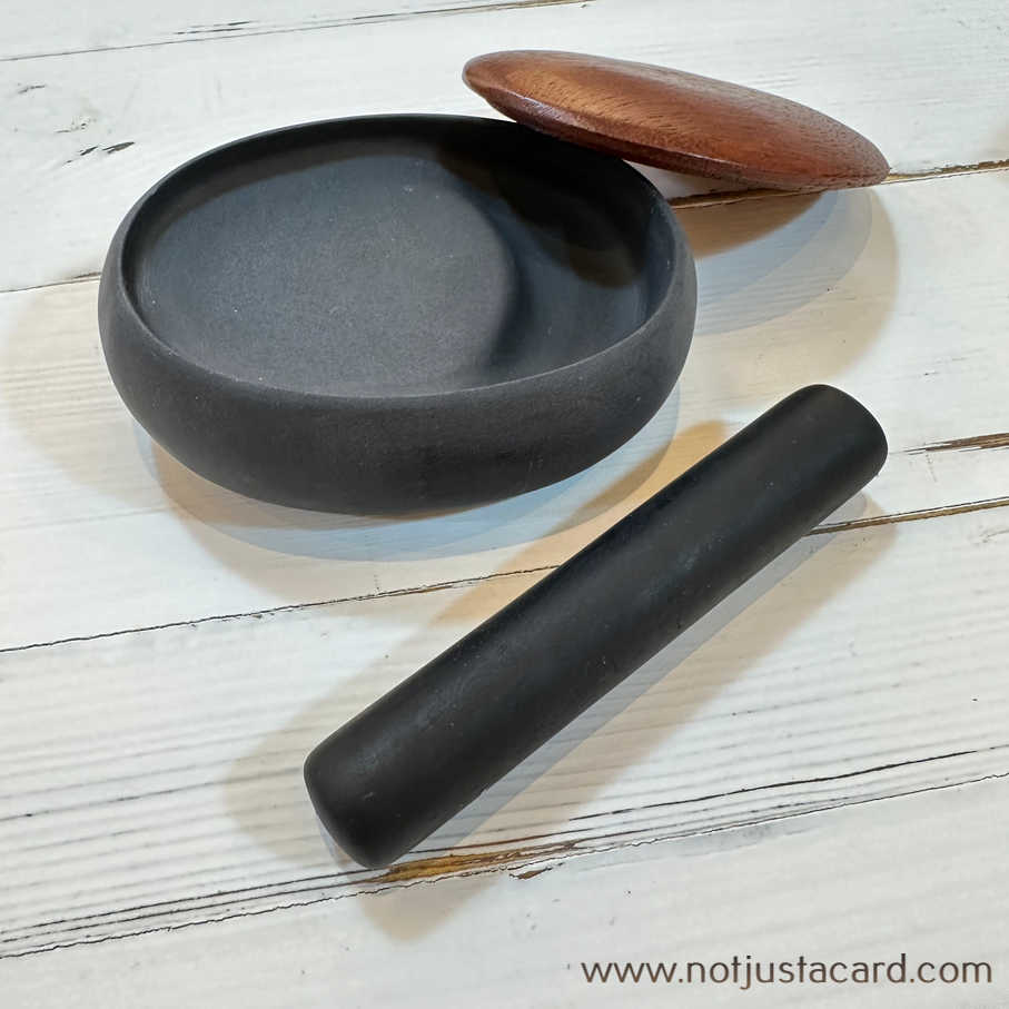 Oval Grinding Ink Stone