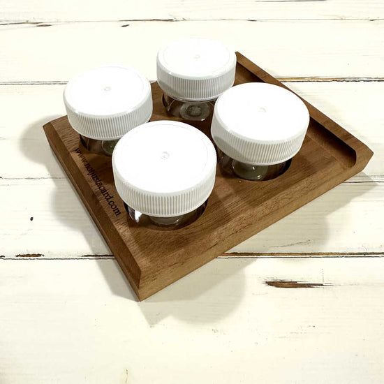 Walnut Wooden Ink Holder