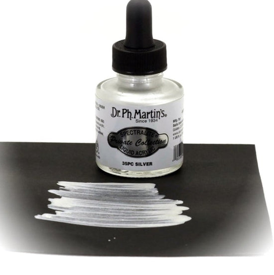 Load image into Gallery viewer, Dr. Ph. Martin&amp;#39;s Spectralite Ink Private Collection - 35PC Silver 
