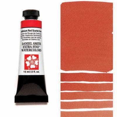 Daniel Smith Watercolour 15ml Tube - Cadmium Red Scarlet Hue