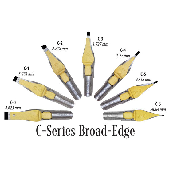 Speedball C Series Flat Nib - Size C3