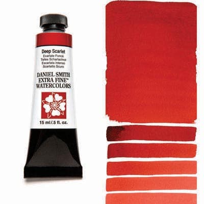 Daniel Smith Watercolour 15ml Tube - Deep Scarlet