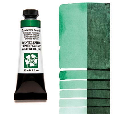Load image into Gallery viewer, Daniel Smith Watercolour 15ml Tube - Duochrome Emerald

