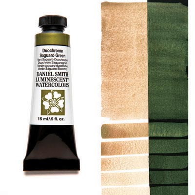 Daniel Smith Watercolour 15ml Tube - Duochrome Saguaro Green