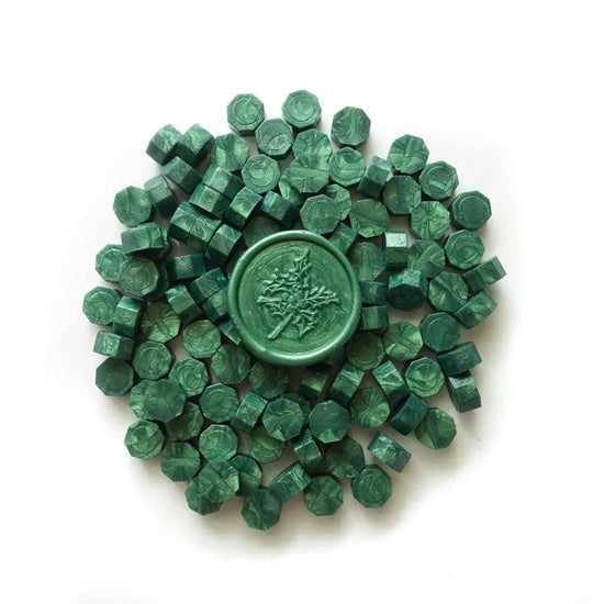 Wax Granule Beads - Forest Green