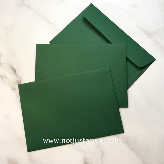 Wax Sealing Envelopes - Forest Green