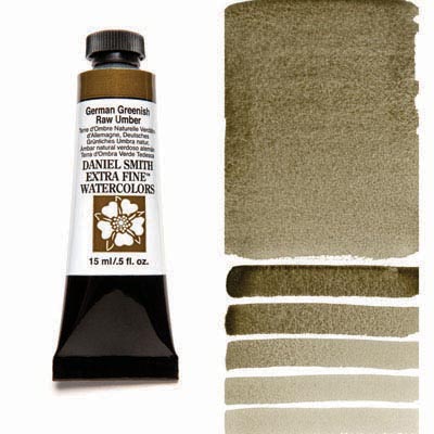 Daniel Smith Watercolour 15ml Tube - German Greenish Raw Umber