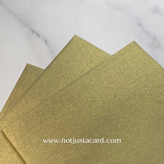 Load image into Gallery viewer, Wax Sealing Envelopes - Metallic Gold Leaf 
