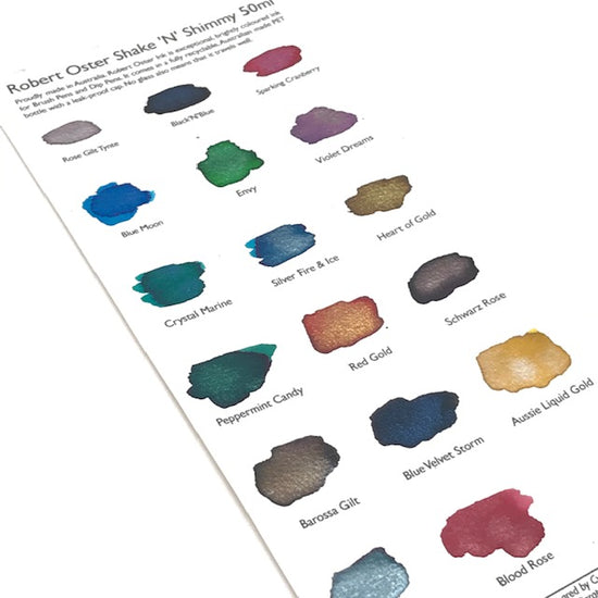 Load image into Gallery viewer, Robert Oster Colour Chart shake n shimmy
