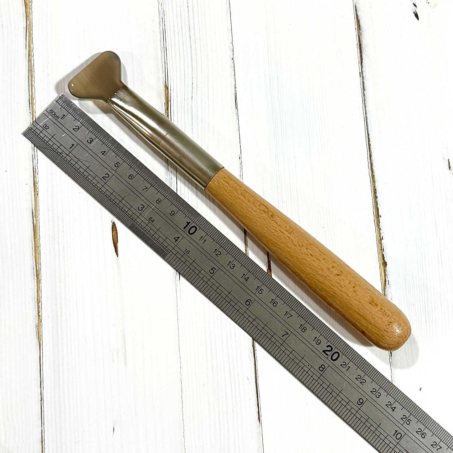 Agate Flat Burnisher Long Handle (with bag)