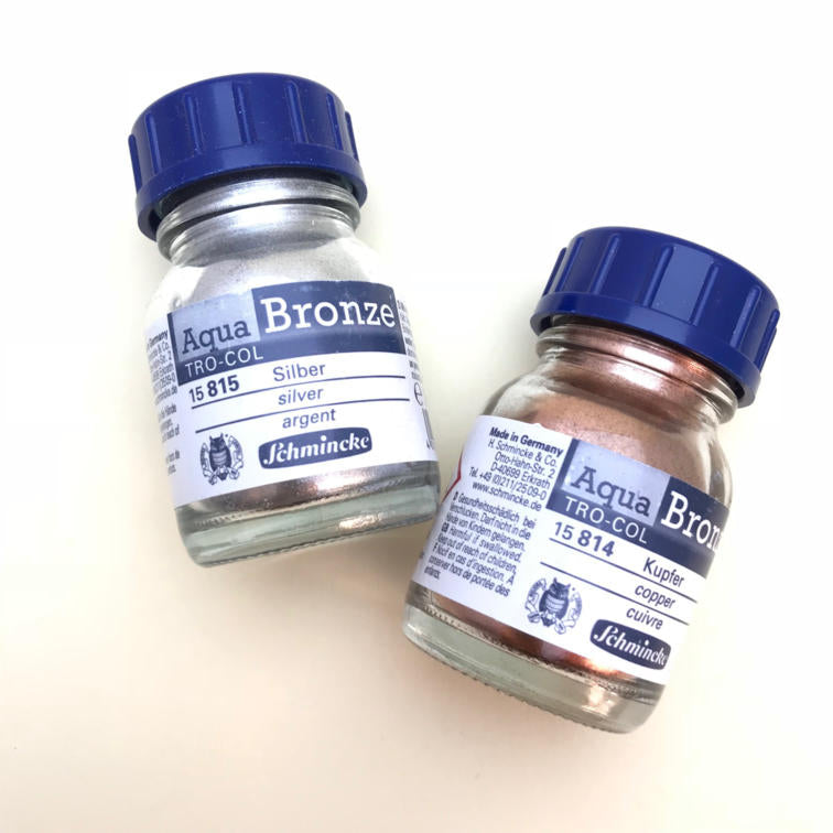 Schmincke Aqua Bronze (Tro Col) Calligraphy Powders