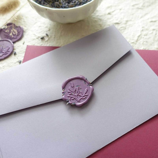 Wax Sealing Kit - Lavender Sprigs 