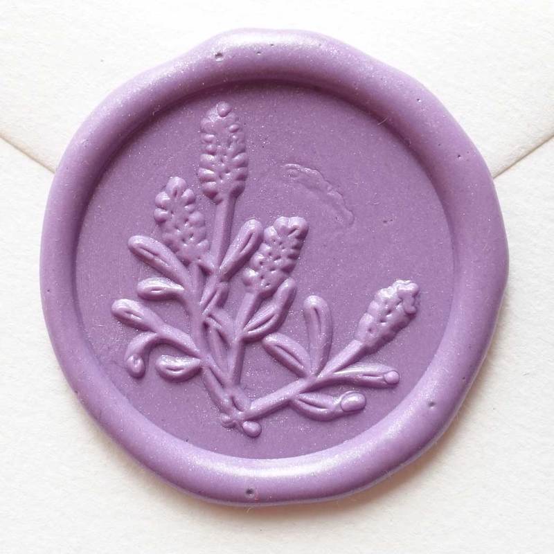 Wax Sealing Kit - Lavender Sprigs 