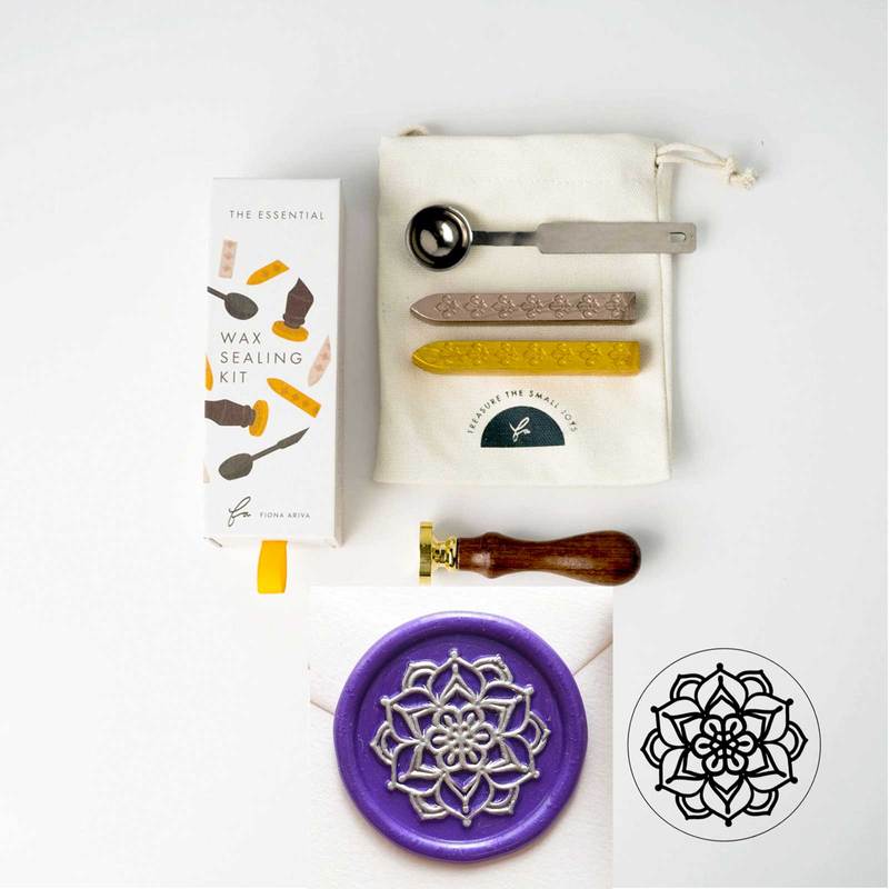 Wax Sealing Kit - Lotus Mandala 