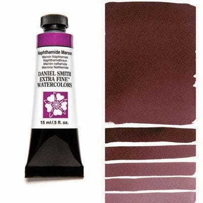 Load image into Gallery viewer, Daniel Smith Watercolour 15ml Tube - Naphthamide Maroon
