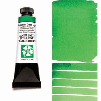 Daniel Smith Watercolour 15ml Tube - Permanent Green Light