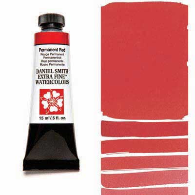 Daniel Smith Watercolour 15ml Tube - Permanent Red