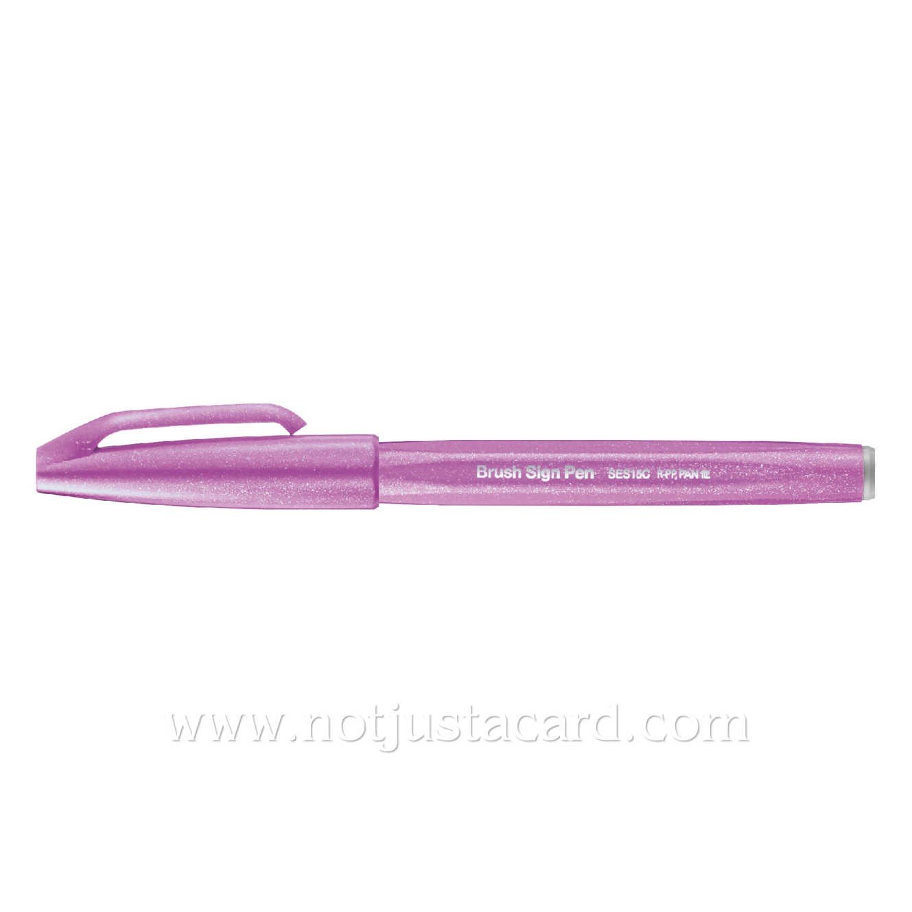 Pentel Touch Sign Brush Tip Pen - Pink Purple – Shorthand