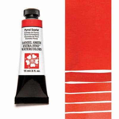 Daniel Smith Watercolour 15ml Tube - Pyrrol Scarlet