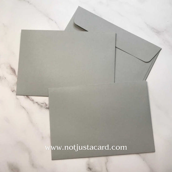 Wax Sealing Envelopes - Real Grey 