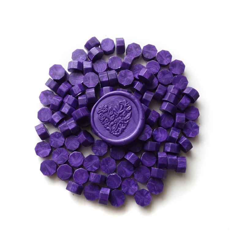 Wax Granule Beads - Royal Purple fiona ariva