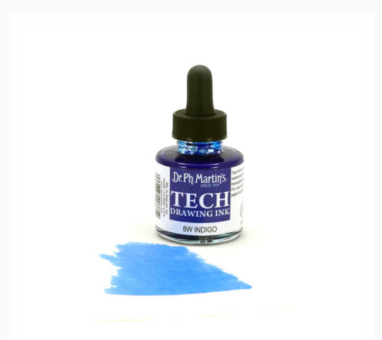 Dr. Ph. Martin's TECH Drawing Ink - Indigo