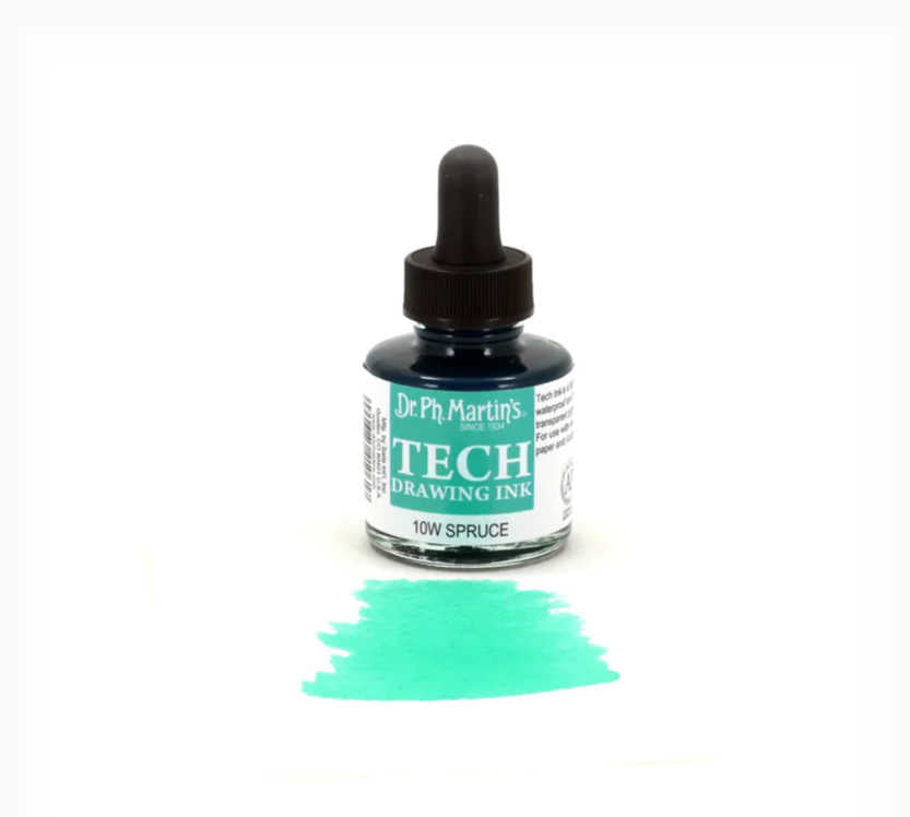 Dr. Ph. Martin's TECH Drawing Ink - Spruce