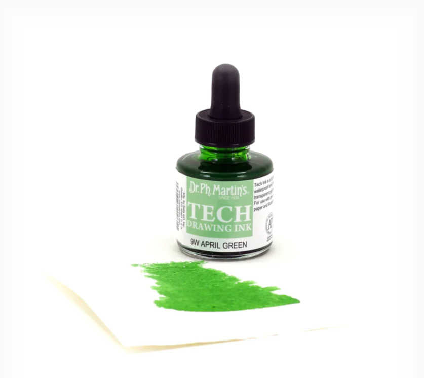 Dr. Ph. Martin's TECH Drawing Ink - April Green