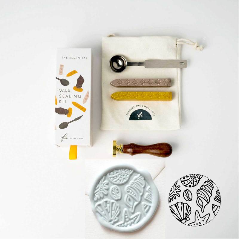 Wax Sealing Kit - Sea Shells 