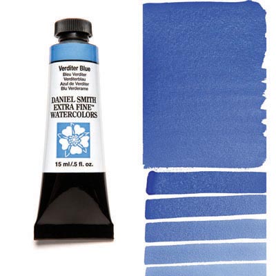 Daniel Smith Watercolour 15ml Tube - Verditer Blue
