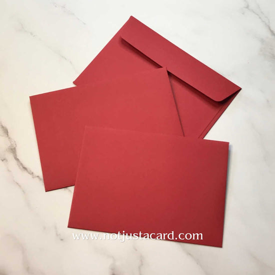 Wax Sealing Envelopes - Vermilion 