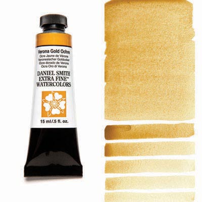 Daniel Smith Watercolour 15ml Tube - Verona Gold Ochre