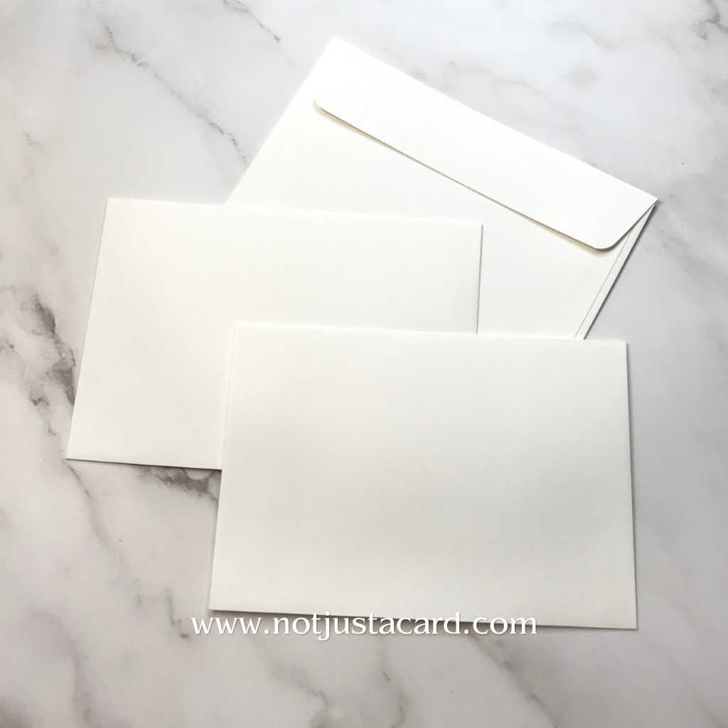 Wax Sealing Envelopes - Pure White
