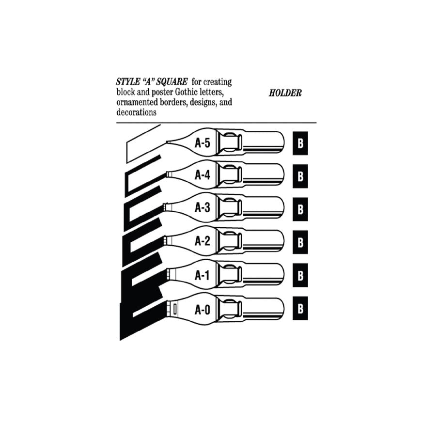 Speedball A Series Square Nib