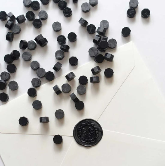 Wax Granule Beads - Mixed Blacks fiona ariva