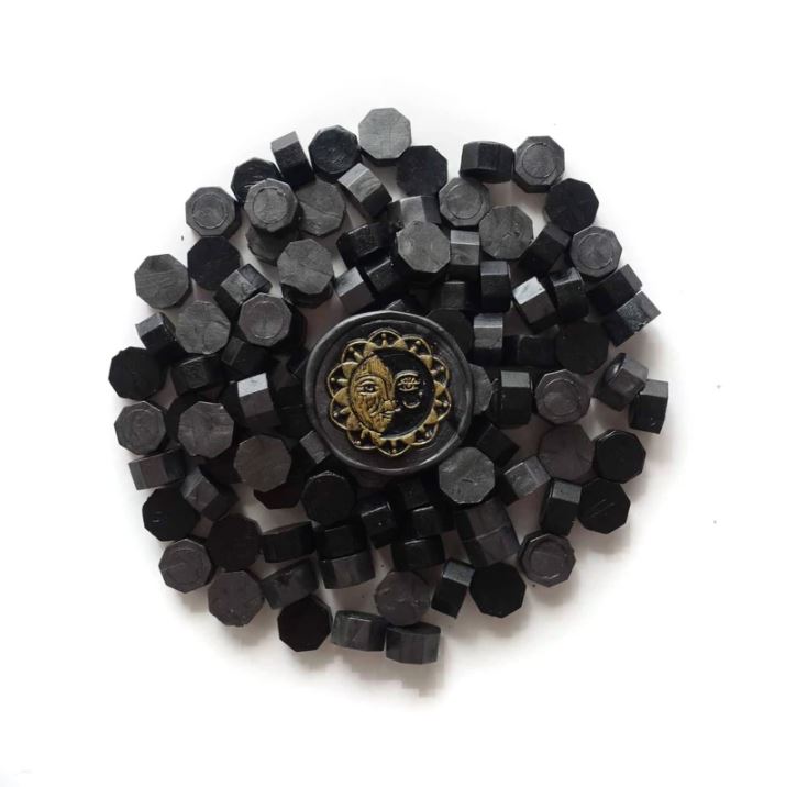 Load image into Gallery viewer, Wax Granule Beads - Mixed Blacks fiona ariva
