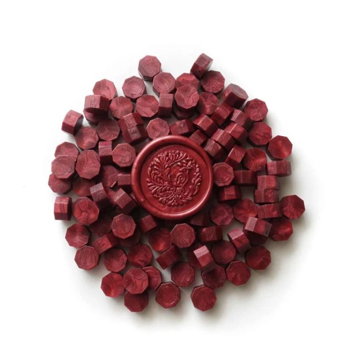Load image into Gallery viewer, Wax Granule Beads - Burgundy Wine 
