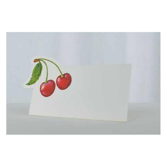 Place Card - Cherries calligraphy