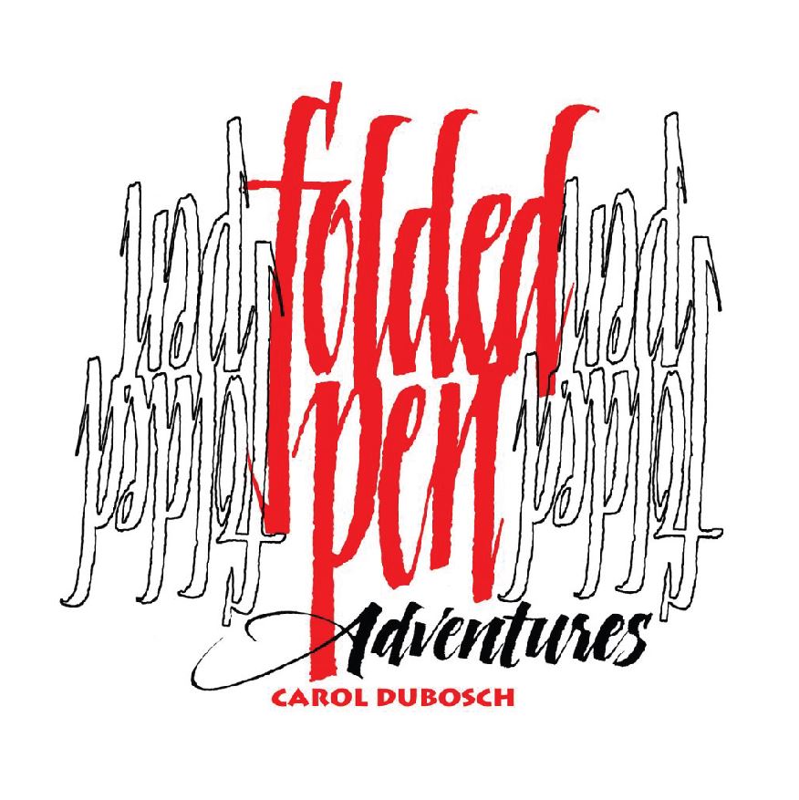 Folded Ruling Pen Adventures by Carol DuBosch