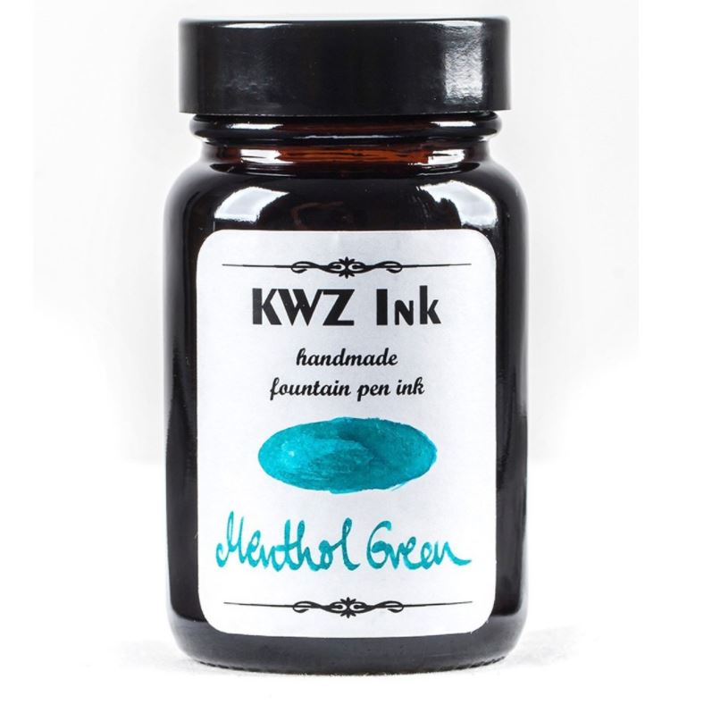 Load image into Gallery viewer, KWZ Fountain Pen Ink 60ml - Menthol Green 
