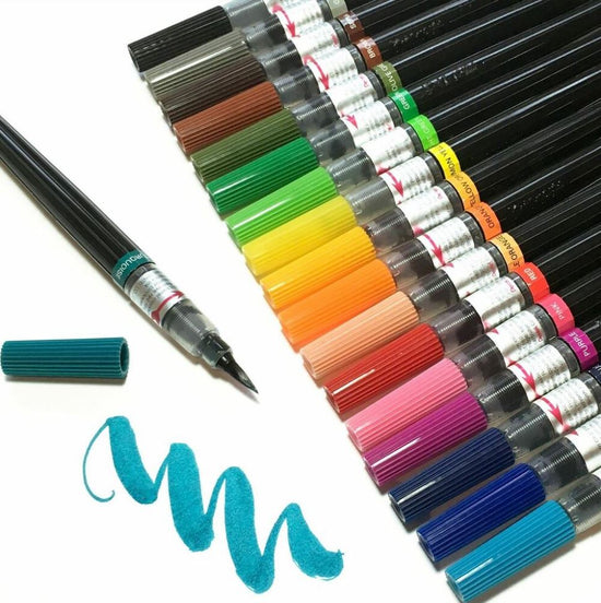 Pentel Colour Brush Pen For Modern Calligraphy