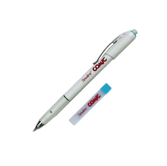 Japanese Mechanical Pencil comic sewline light blue