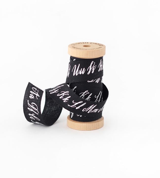 Calligraphy Ribbon studio carta black