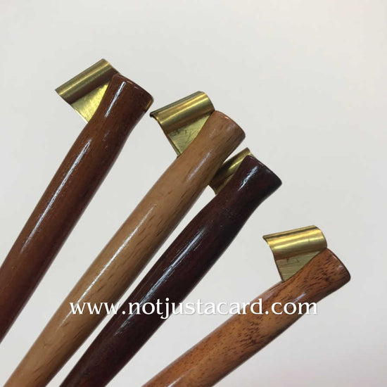 Turned Wood Oblique Holder