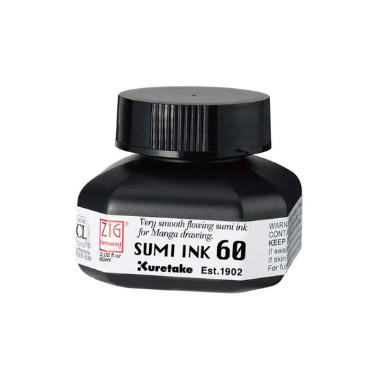 ZIG Kuretake Black Sumi Ink 60ml 